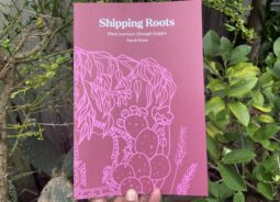 cover of book that reads shipping roots journey of plants through empire